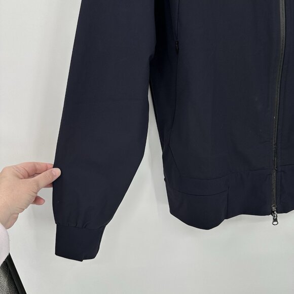 SAVE THE DUCK jacket coat windbreaker softshell lightweight zip up blue MEDIUM - Picture 6 of 11